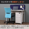 メッシュチェア チャットチェア ランバーサポート オフィスチェア デスクチェア 会議椅子 幅580×奥行580×高さ835-930mm - 画像 (13)